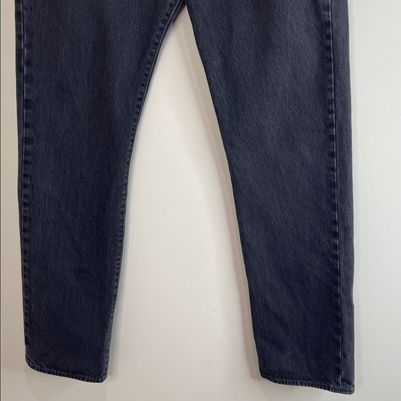 Levi's 501 Men's Original Fit Jeans Black Charcoal Wash Button Fly Straight 36 - Picture 4 of 11